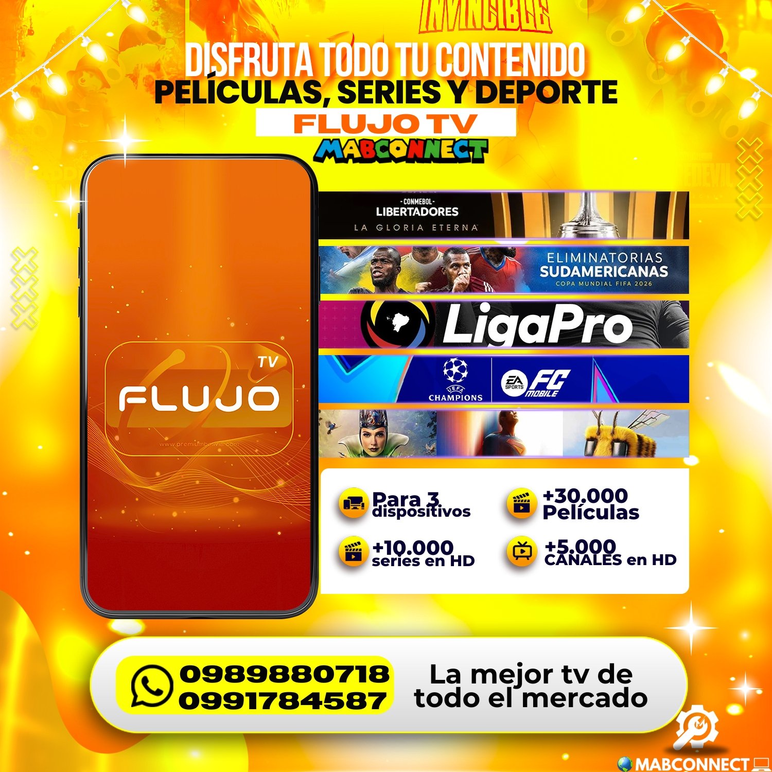 Flujo Tv - 6 Meses - Perfil